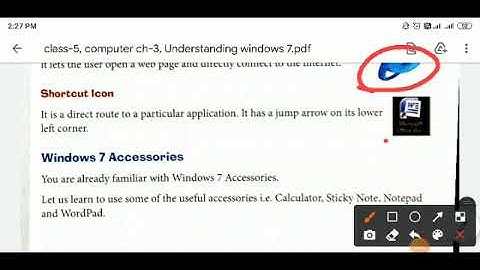 Class V Computer Chapter 3 Understanding Windows 7 Part I
