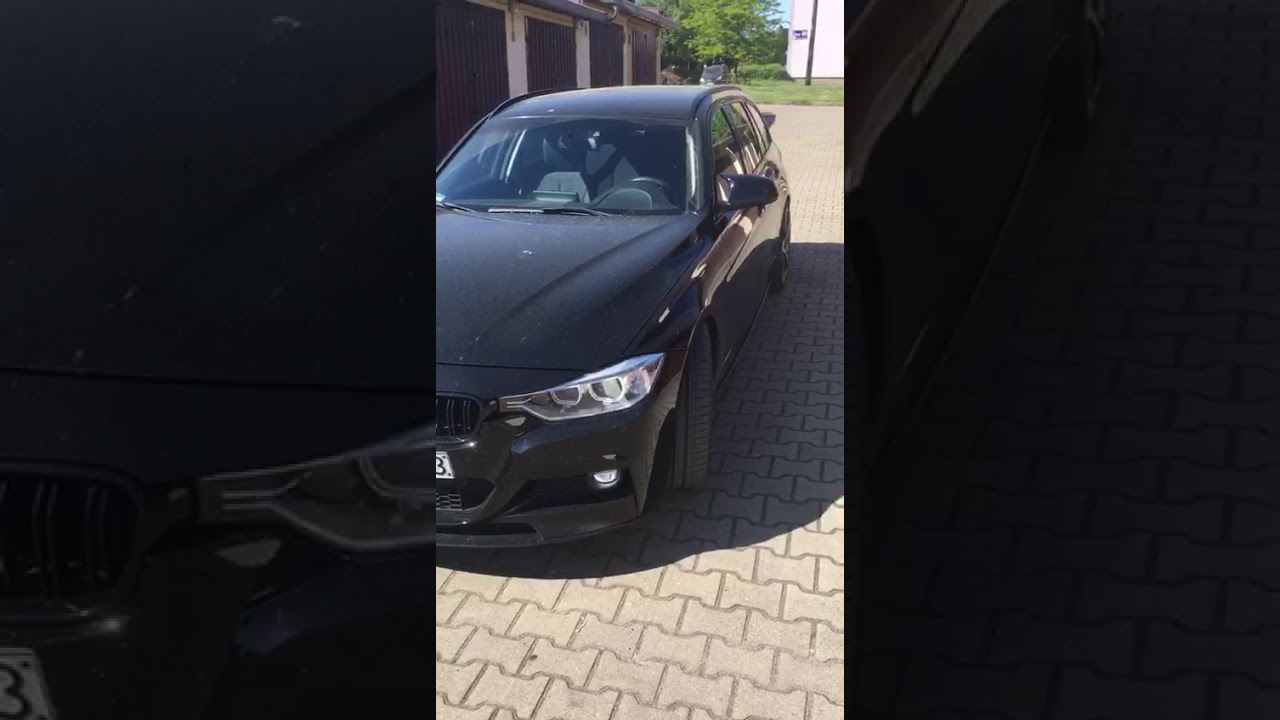 BMW F30 składane lusterka YouTube