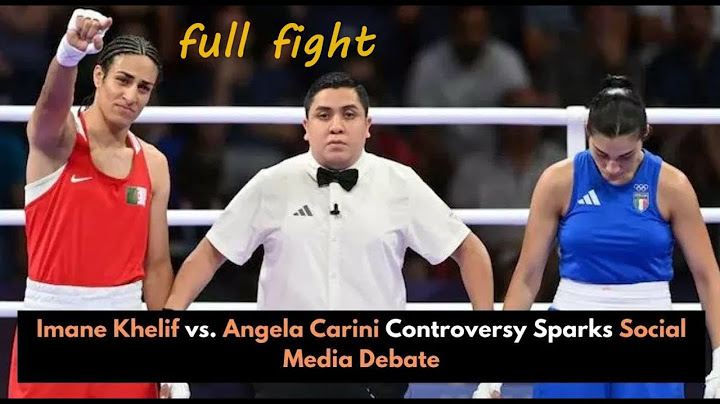 Imane Khelif vs Angela Carini full fight #parisolympics2024