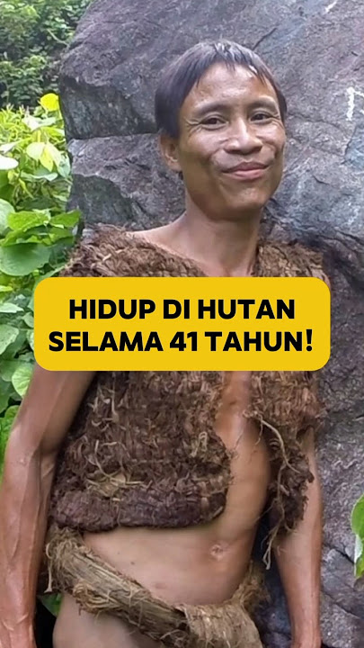 41 TAHUN HIDUP DI KEDALAMAN HUTAN! TARZAN DUNIA NYATA #shorts #primitive