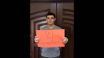 The First Three Commandments