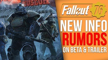 Fallout 76 New Info - BETA Rumors, New In-game Screenshots, Workshop Mode