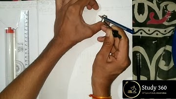 How to Draw Parabola by Focus Directrix Method | PSDP | Engineering Graphics