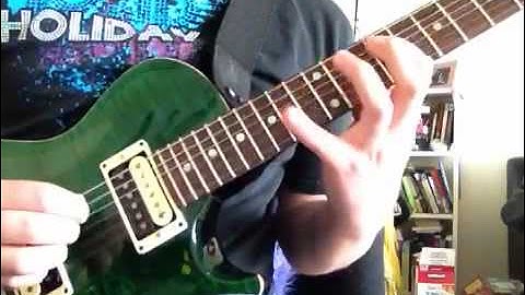 Rusty Cooley sweep picking attempt