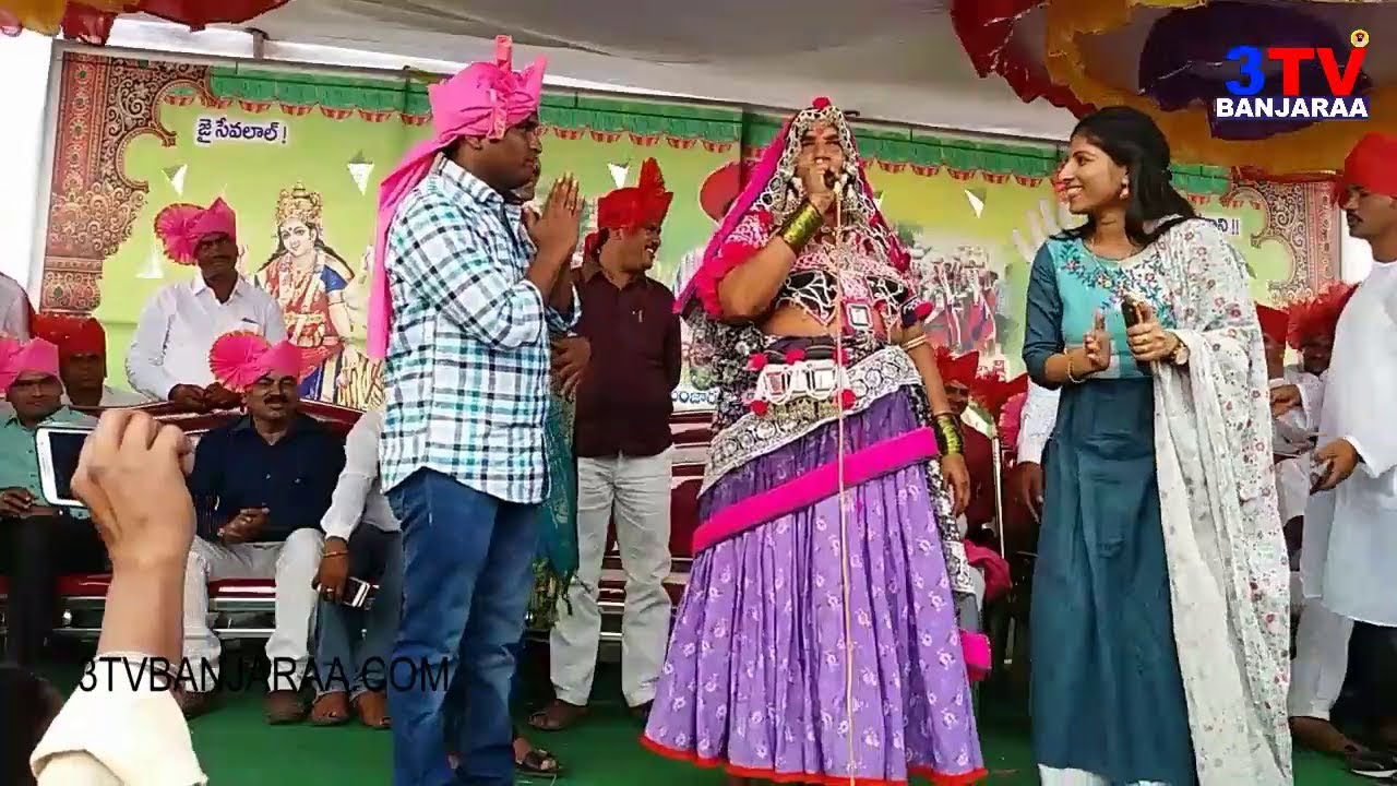 Chammak Chandra, Racha Ravi and Mangli ultimate comedy at Banjara Teej Festival | 3TV BANJARAA