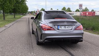 Mercedes-AMG Cars Leaving Car Meet LOUD! RENNtech C63 S, E63 S AMG, A45 \& More!