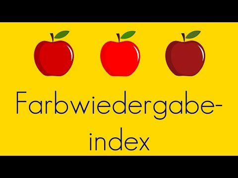 Farbwiedergabeindex (=Farbindex)