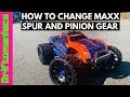 How To Change Traxxas MAXX Spur Gear And Pinion Gear