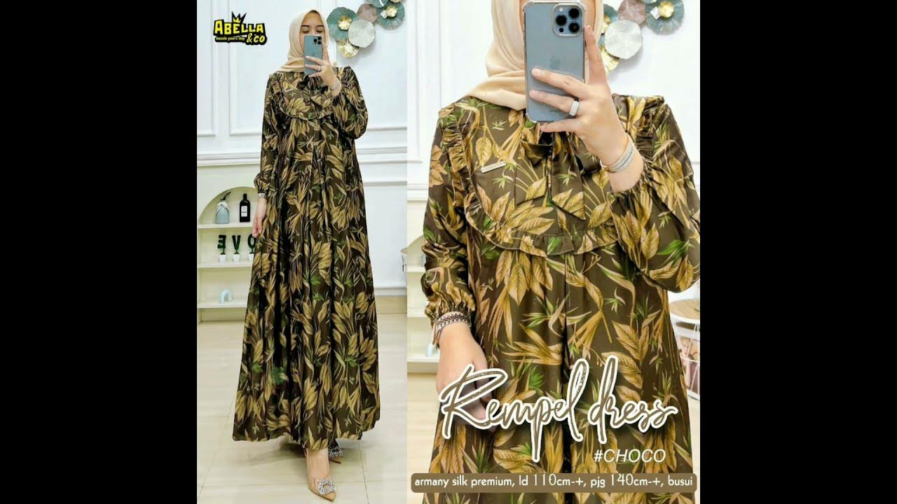 baju muslim model baru era digital syar'i cantik 👑Batiki 3 maxy🌷Rempel dress🌹Pinkan set❤️Lesti set💫