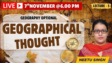 Geographical Thought - Geography Optional 2027 - Behaviouralism and Humanism