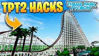 Theme Park Tycoon 2 Roller Coaster BUILD HACKS! by Kizy 58,186 views 8 months ago 10 minutes, 5 seconds