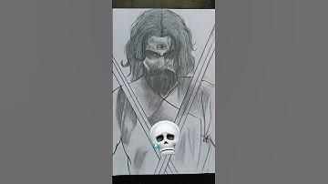 Chhaava Drawing 🔥 Vicky Kaushal||@KRISHAN_ARTS_7 ||#shorts#chhaava#drawing#art