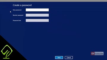 How to set Password to windows 8 or 8.1 PC