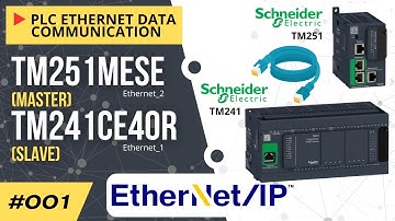 Ethernet/IP Communication TM251 (Master)  with TM241 (Slave) | Schneider Machine Expert