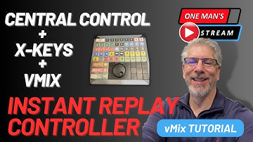 Replay Controller for vMix: Central Control and X-Keys 68 Jog/Shuttle | One Man