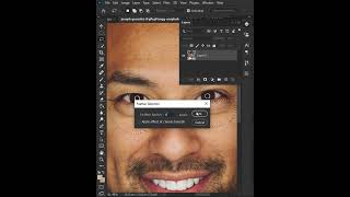 how to fix eye bags in photoshop #shorts