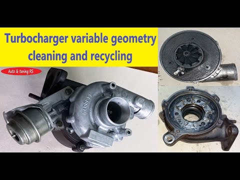 Turbocharger GARRETT Variable Geometry Cleaning  #garretturbo