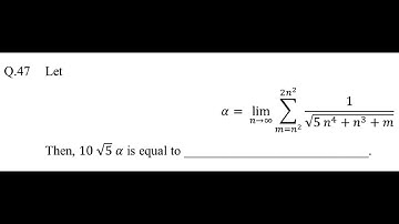 IIT JAM 2021 Solution | MS | Section C | Question 47