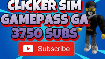 CLICKER SIMULATOR (FREE GAMEPASS+500 TOKENS)