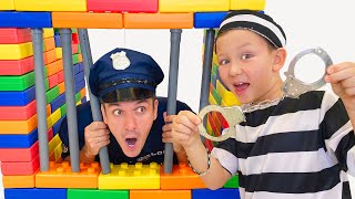 Senya and Dad Play Lego Prison in real life by Super Senya 176,885 views 1 year ago 32 minutes