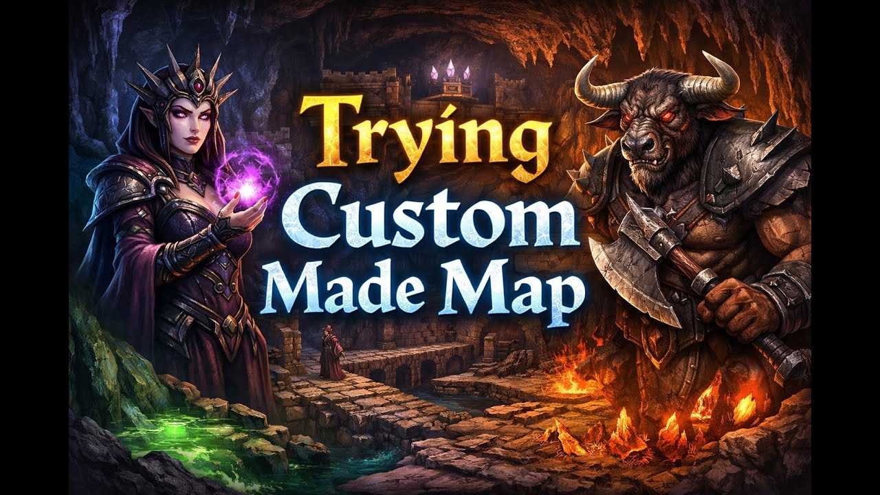 Trying out new custom made map - 200% difficulty in Heroes of Might and Magic Olden Era