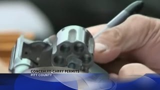 Online concealed carry permit applications available today in Pitt Co.