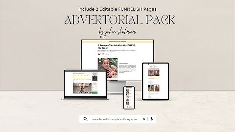 Funnelish Advertorial Template 👉 Nooro Funnelish Templates