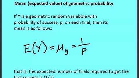 6 3 Geometric Random Variables