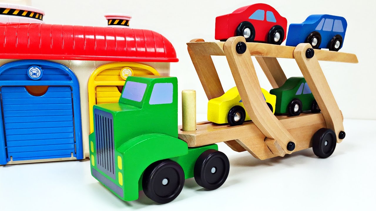 big rig brewery Big Rig Car Carrier Teaching Colors for Kids #1 Best Learning Colours Video for Children Preschool