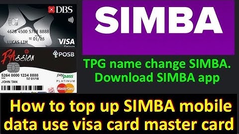 How to top up SIMBA mobile data | How to top up SIMBA online | how to top up SIMBA plan