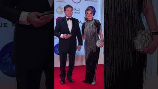 هاني شاكر وزوجته في مهرجان القاهرة السينمائي 2022