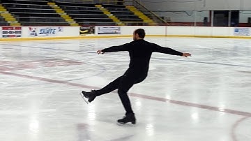3. Figure Skater Oleg: Inside Slide Chasse Pattern - Pre-Silver 5 / Adult Intermediate 5