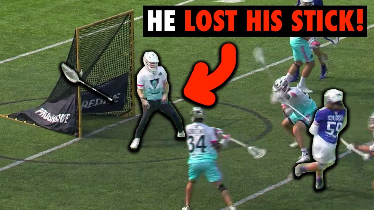 Lacrosse Goalie PLAYS WITH NO STICK, a breakdown YouTube