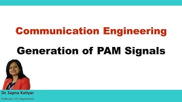 Communicatietechniek - Generatie van PAM-signalen