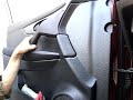 Как снять обшивку карту передней двери NISSAN QASHQAI(2012-)demontaz boczka drzwi przod/door panel r