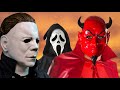 Michael Myers vs The Red Devil and Ghost-Face