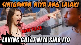 Sinigawan Ang Lalaki Ng Bank Teller Ngunit Laking Gulat Nya Kung Sino Ito