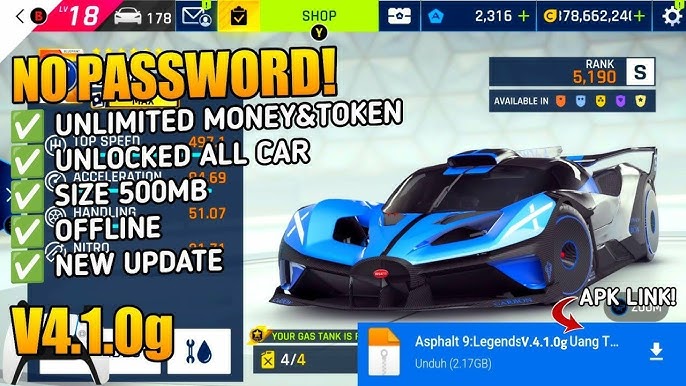 Asphalt 9: Legends cheats and tips - A full list of EVERY car in the game