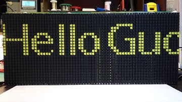 Flip-Dot KRUEGER mit meiner Arduino Ansteuerung