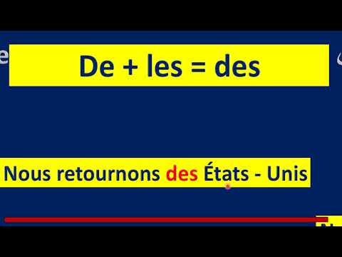 Les Articles Contractés الأدوات المدغمة 