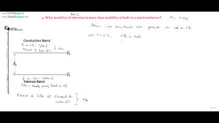 Why electron mobility is more than hole mobility 