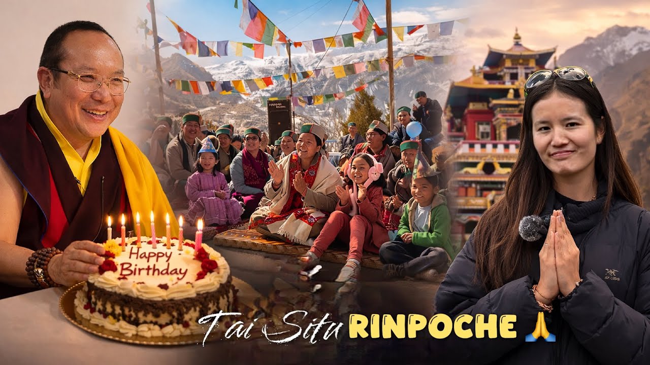 How We Celebrate Tai Situ Rinpoche’s Birthday 🎂 🙏|| Chango Village || #vlog #kinnaur