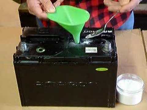 Auto and Truck Battery Reconditioning Step 6 by Wa...