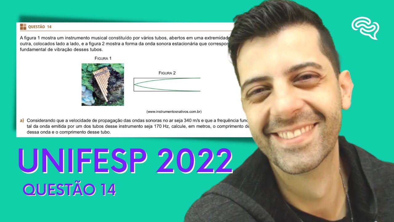 UNIFESP 2022 - Q14 - A figura mostra um instrumento musical constituído