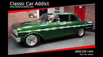 Test Drive Cammed 1964 Chevrolet Nova II V8 SOLD Classic Car Addict