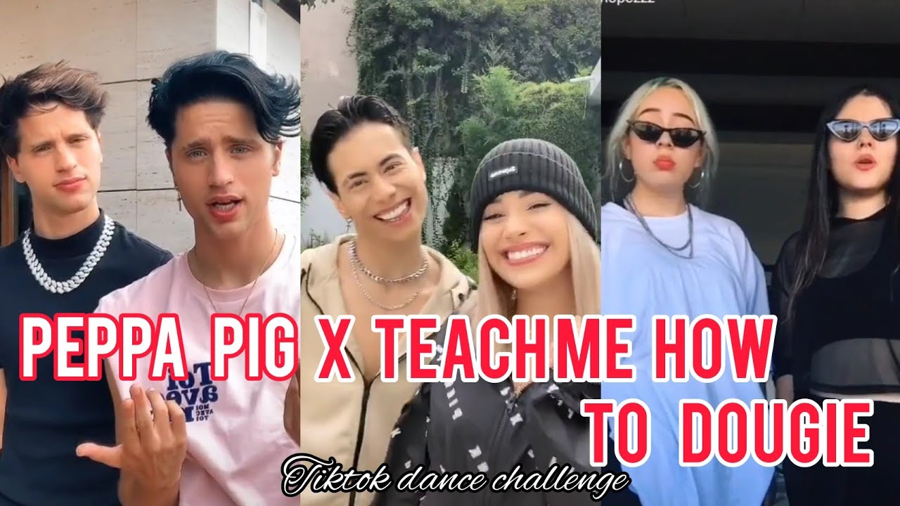 "Peppa Pig X Teach Me How to Dougie" Tiktok Dance Compilations - YouTube