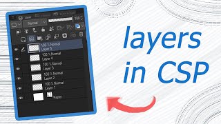 Layers Tutorial in Clip Studio Paint