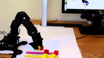 PhantomX Pincher Robot Arm - autonomously sorting objects