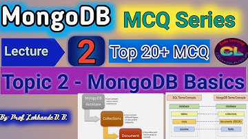 MongoDB MCQ Lecture 2|MongoDB MCQ |MongoDB MCQ Series |MongoDB Basics MCQ |Code Learning