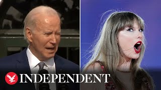 Biden confuses Beyonce, Britney and Taylor Swift in Thanksgiving joke